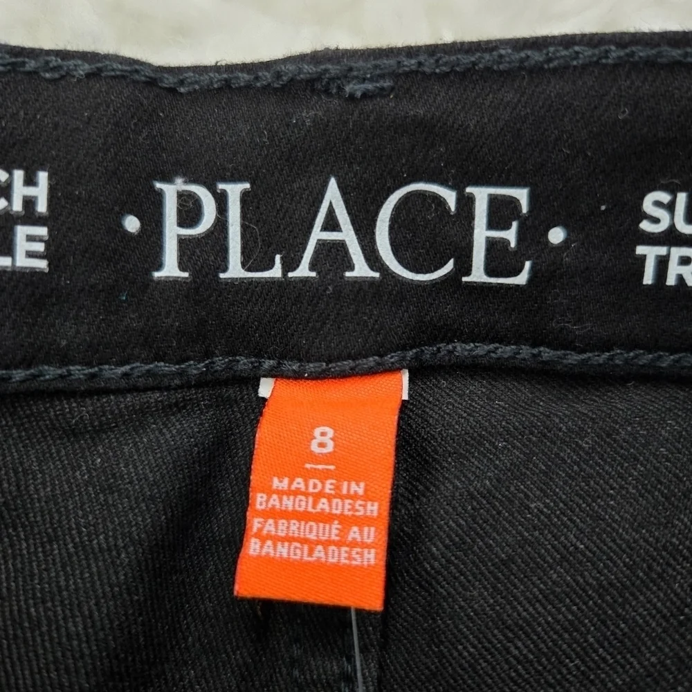Children's Place Super Skinny Jeans. Black. Size 8. New.